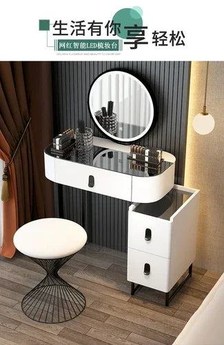 Makeup Bedroom Dressing Table Girls Storage Home Makeup Dressing Table Living Room Furnitures Tocador De Maquillaje Decoration