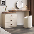 Modern Luxury Dressing Table Design Trendy Cream Style Glamour Vanity Table Space Saving Tocador De Maquillaje Bedroom Furniture