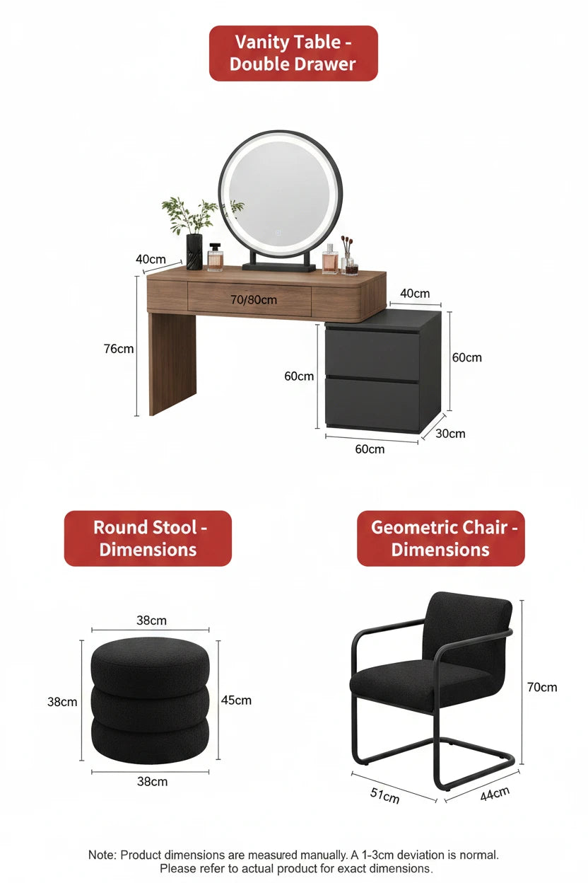 Suspended Dressing Table Mid Century Adult Toiletries Dressing Table Natural Comfortable Comoda Para O Quarto Storage Furniture