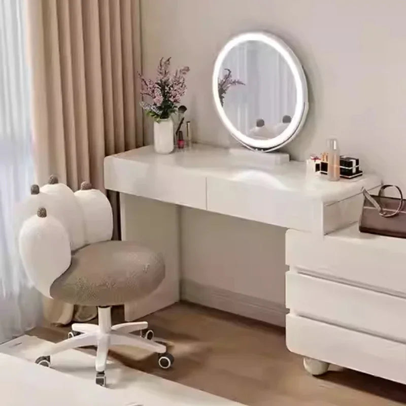 Luxury Dressing table Makeup vanity makeup desk illuminated makeup dressing table Suspended nightstands Room Furniture