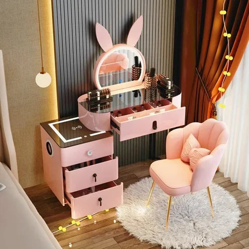 Makeup Bedroom Dressing Table Girls Storage Home Makeup Dressing Table Living Room Furnitures Tocador De Maquillaje Decoration