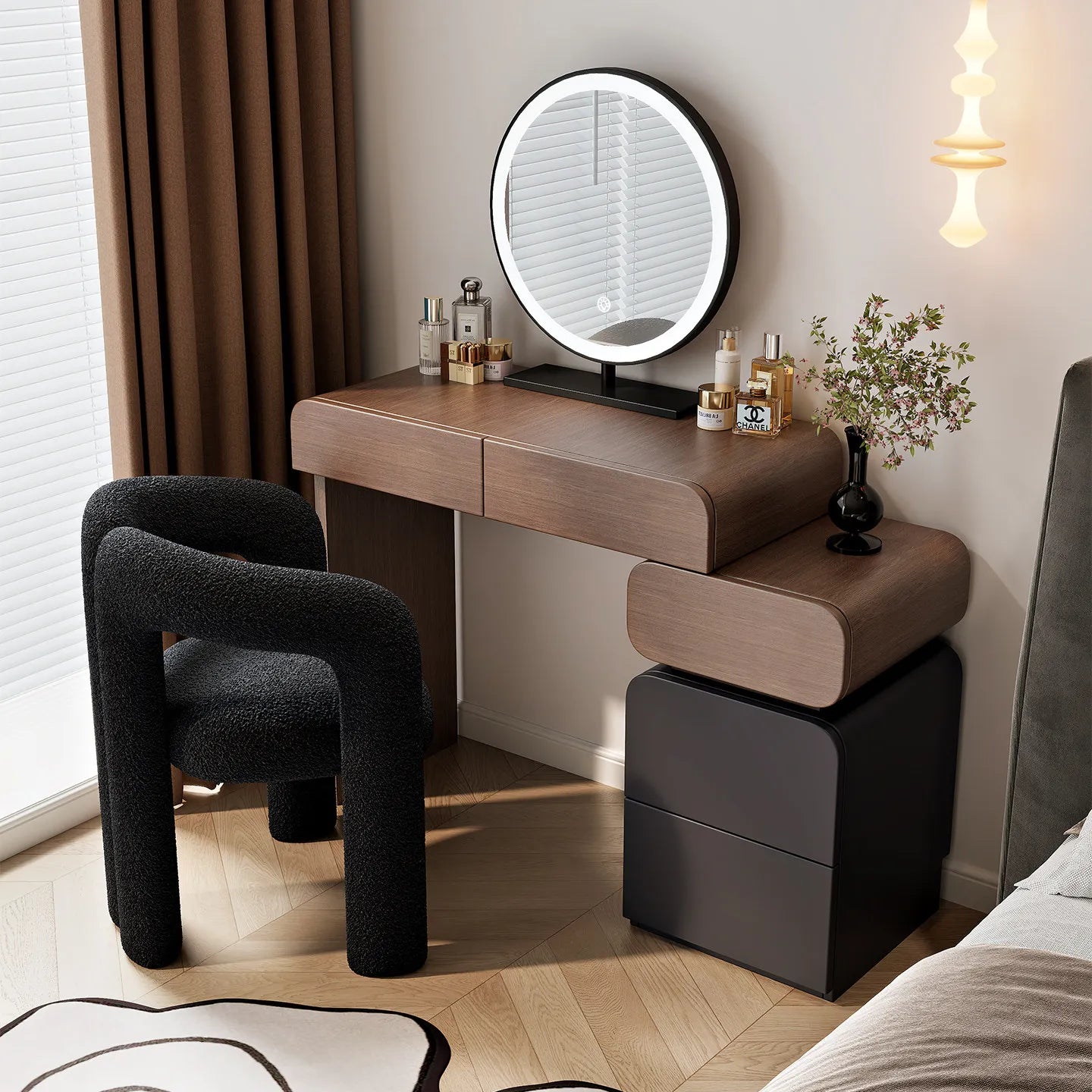 Suspended Dressing Table Mid Century Adult Toiletries Dressing Table Natural Comfortable Comoda Para O Quarto Storage Furniture