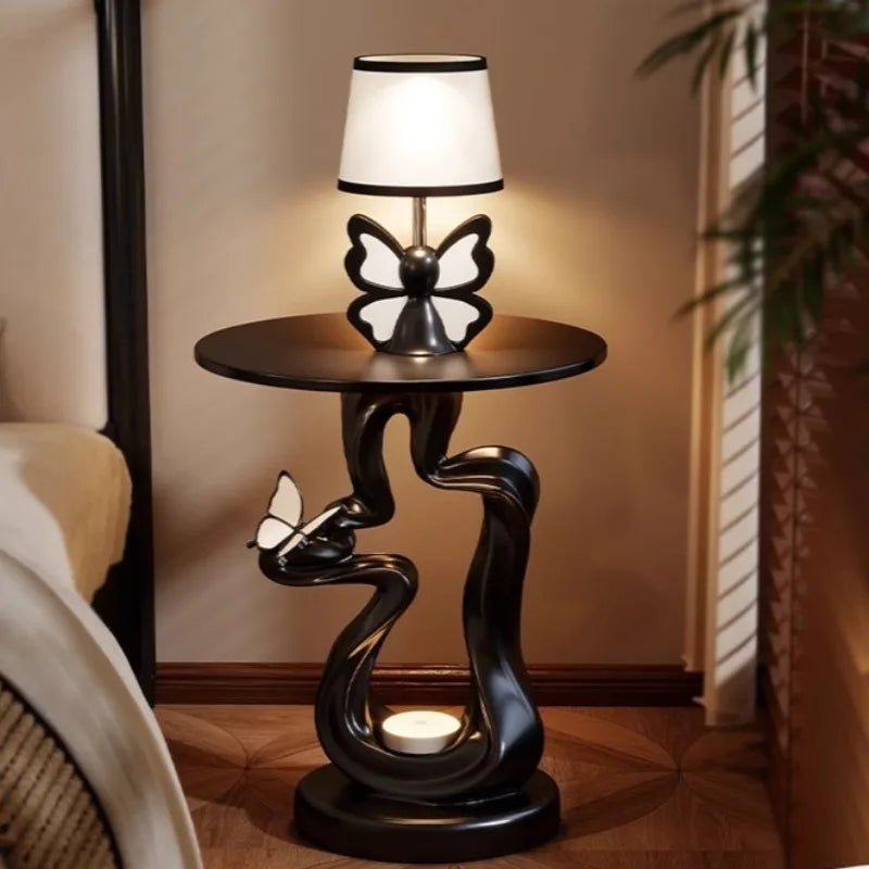 Artistic Creative Living Room End Tables Aesthetic Luxury Modern Nordic Sofa Side Coffee Table Waterproof Steadiness Home Decor