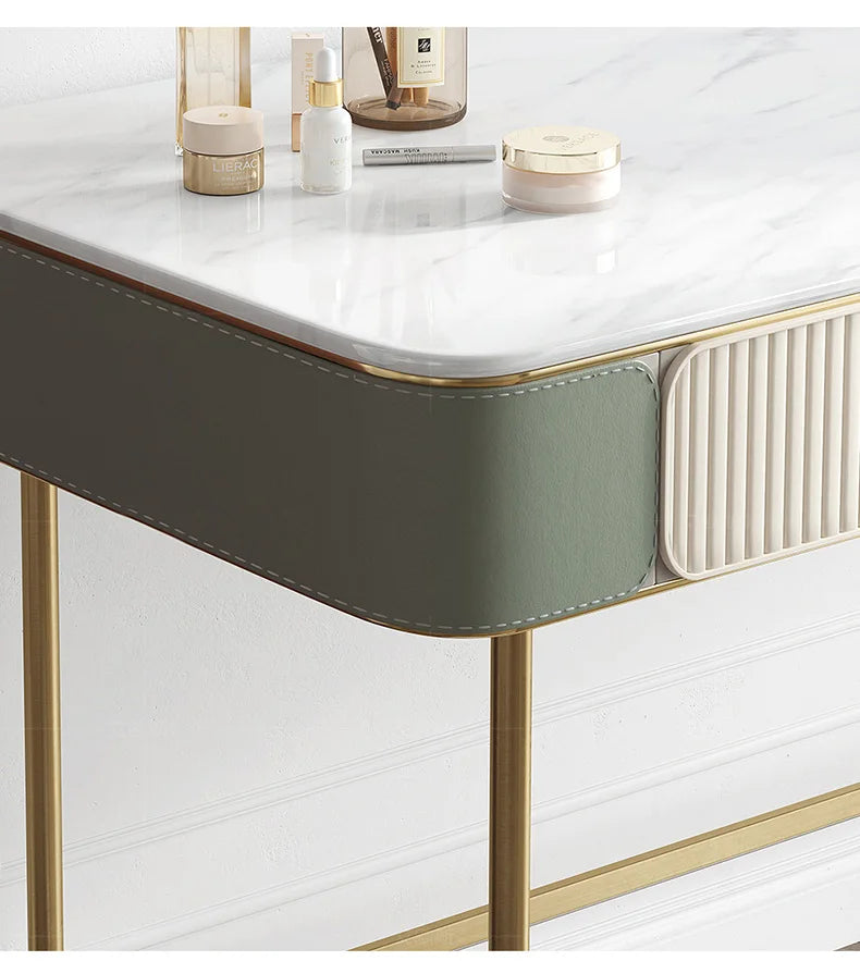 Modern Design Dressing Table Set Makeup Table with Drawers Dresser Table for Living Room