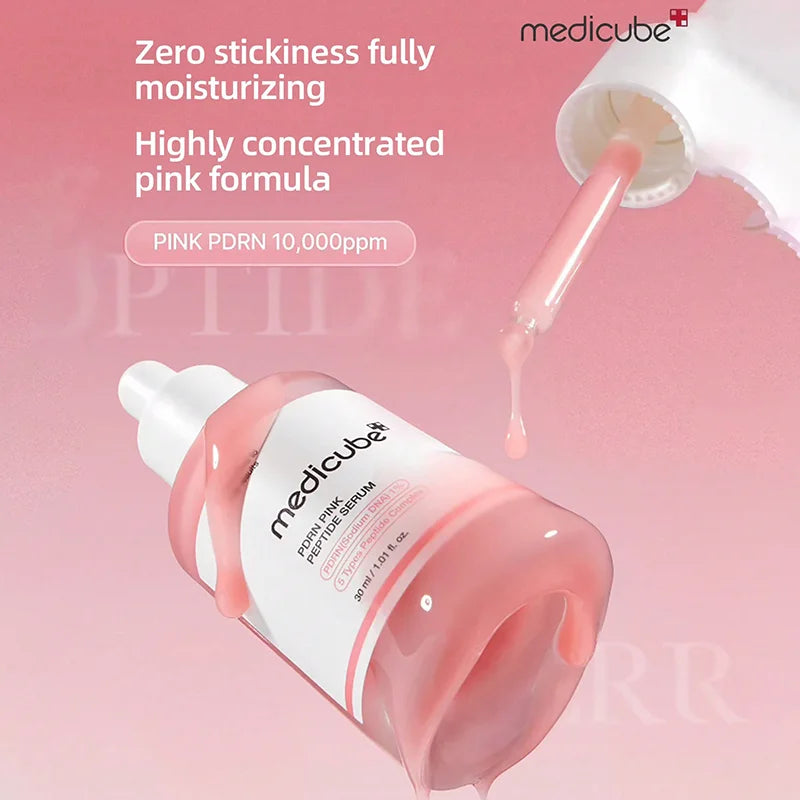 K-Beauty 30ml Salmon DNA PDRN Pink Peptide Serum, Peptide, Niacinamide, Uneven Skin Tone,Hydrating & Firming, Korean Skincare