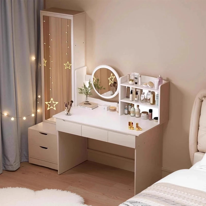 Mirror Living Room Dressing Table Family Storage Small Outdoor Dressing Table Light Design Vanity Para Maquillaje Rome Furniture