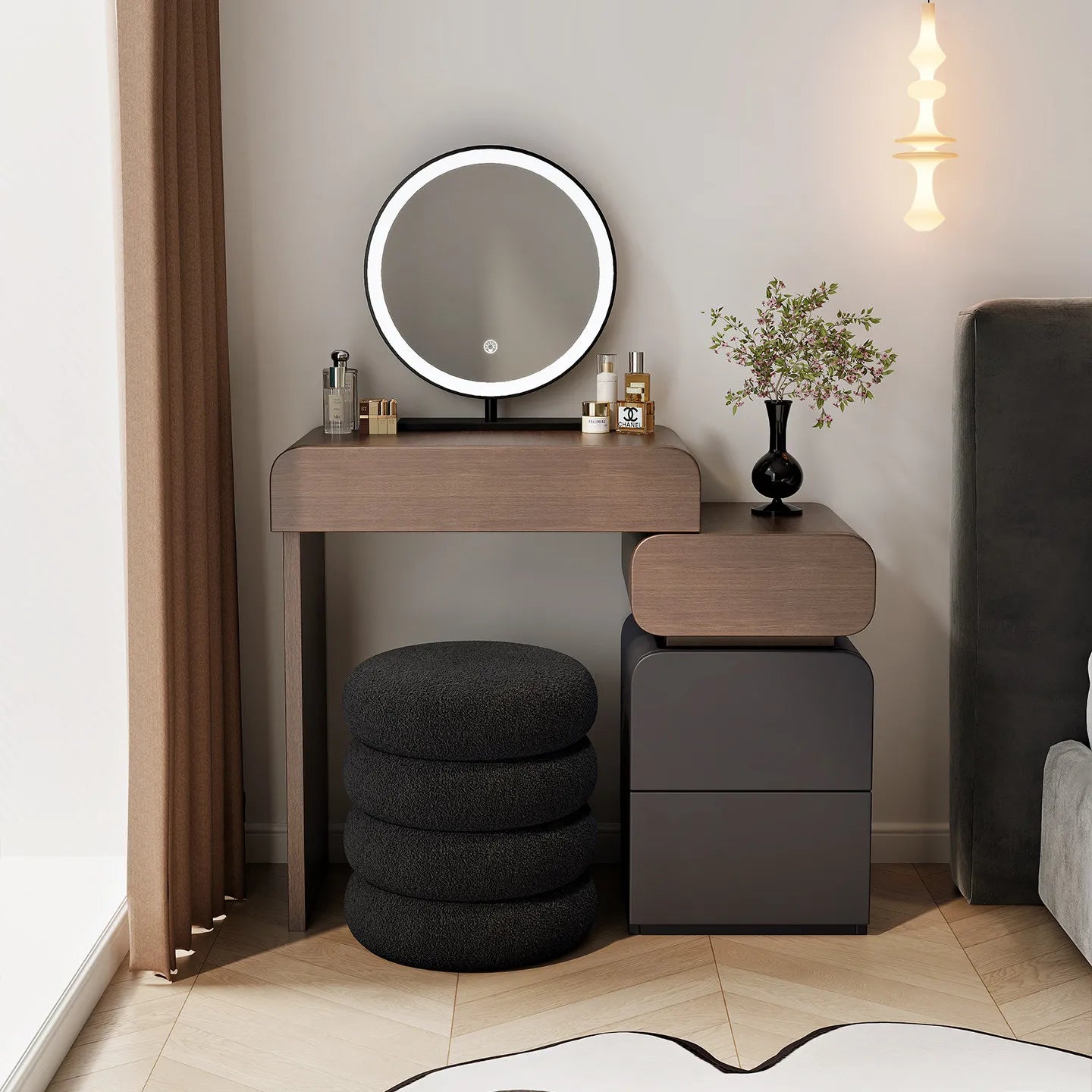 Suspended Dressing Table Mid Century Adult Toiletries Dressing Table Natural Comfortable Comoda Para O Quarto Storage Furniture