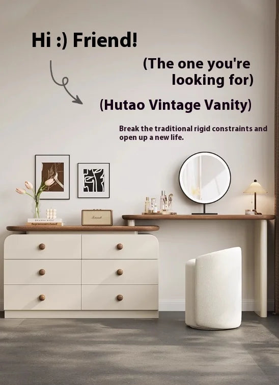 Modern Luxury Dressing Table Design Trendy Cream Style Glamour Vanity Table Space Saving Tocador De Maquillaje Bedroom Furniture