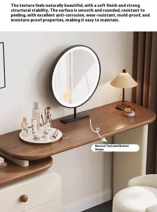 Modern Luxury Dressing Table Design Trendy Cream Style Glamour Vanity Table Space Saving Tocador De Maquillaje Bedroom Furniture
