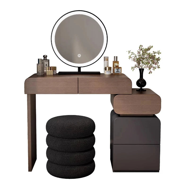 Suspended Dressing Table Mid Century Adult Toiletries Dressing Table Natural Comfortable Comoda Para O Quarto Storage Furniture