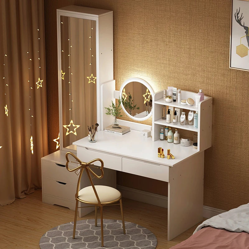 Mirror Living Room Dressing Table Family Storage Small Outdoor Dressing Table Light Design Vanity Para Maquillaje Rome Furniture