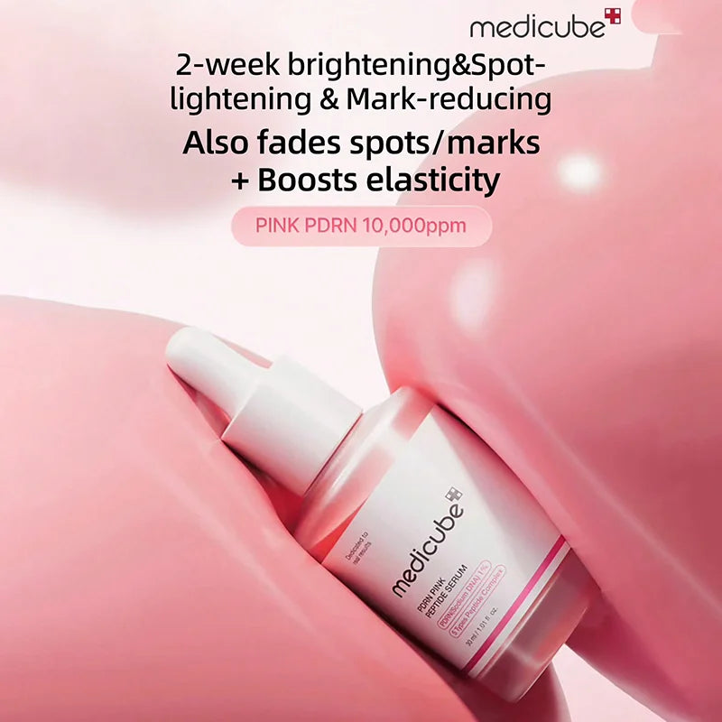 K-Beauty 30ml Salmon DNA PDRN Pink Peptide Serum, Peptide, Niacinamide, Uneven Skin Tone,Hydrating & Firming, Korean Skincare